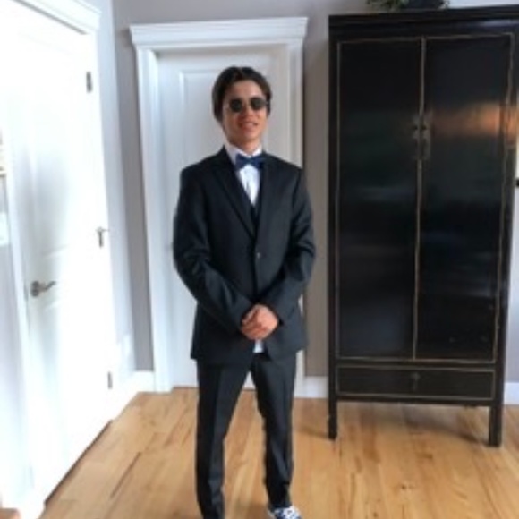 Tommy Hilfiger Suit, Vest, and Dress Shirt - Picture 2 of 8